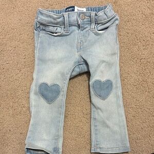 Old Navy Light Blue Kids Jeans with Heart Patches